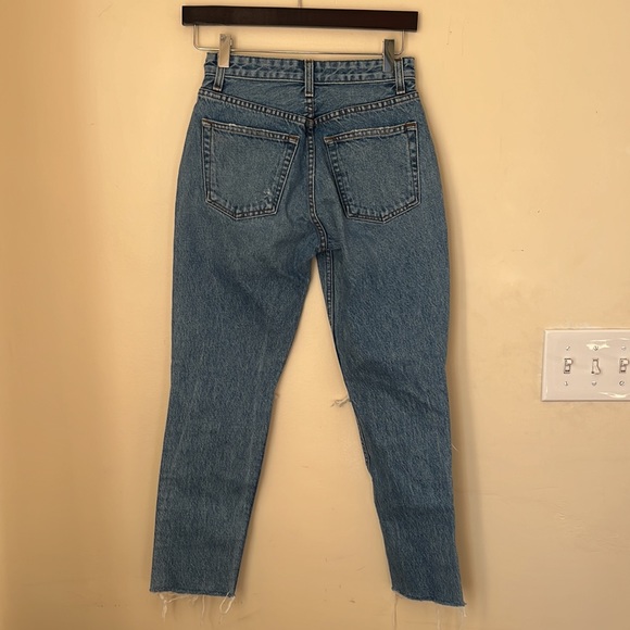 Reformation high rise cigarette ripped jeans 26 - Picture 6 of 9